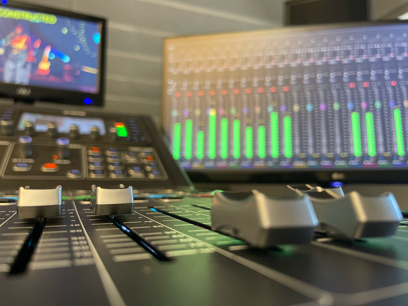Multitrack recording for television show